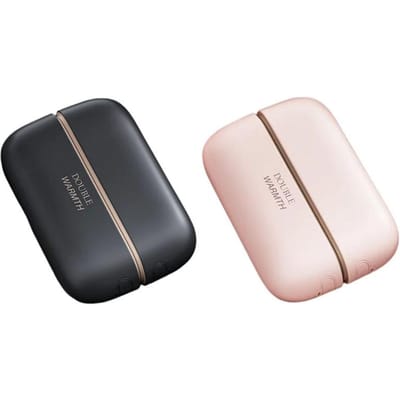 2-in-1 Magnetische Elektrische Handwarmer 6000mAh USB Oplaadbaar Afneembaar Herbruikbaar Draagbare Handverwarmer Voor Winter Binnen Buiten roze/zwart