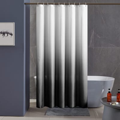 Dailygoods- Douchegordijn Waterdicht Antischimmel - Extra Breed 240x200cm - Polyester Stof - 16 Doucheringen - Schimmelwerend - Ademend en Duurzaam - Badgordijn