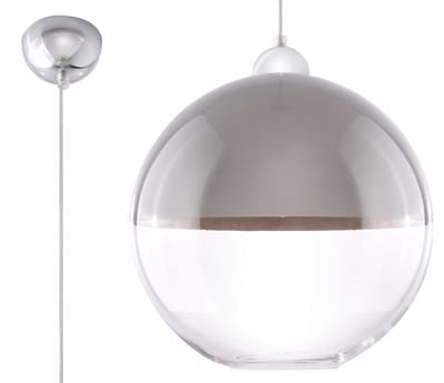 GINO Hanglamp Grijs E27 Modern - Stijlvol en Functioneel