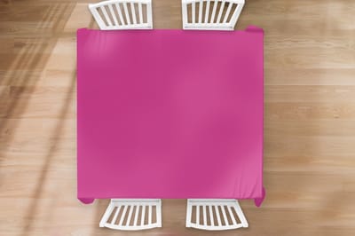Tafelkleed - Tafellaken - 180x180 cm - Fuchsia - Neon - Kleuren - Binnen en Buiten