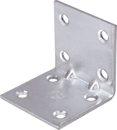 AMIG hoekankers/stoelhoeken - 16x - verzinkt staal - breedte 4cm - lengte 2 x 4cm