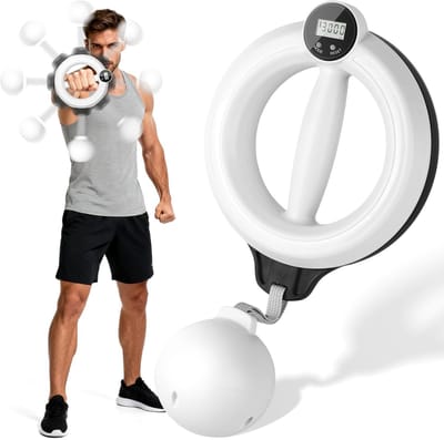 360° draaibare verstelbare onderarm trainer met handzwengel voor mannen en vrouwen, schouderoefening en mobiliteitstrainer, borsttrainer, thuisfitness en sportschool trainingsapparaat.