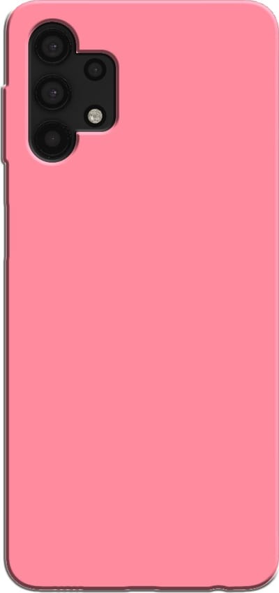 Smartphonica Siliconen hoesje voor Samsung Galaxy A32 5G case met zachte binnenkant - Roze geschikt voor Samsung Galaxy A32 5G