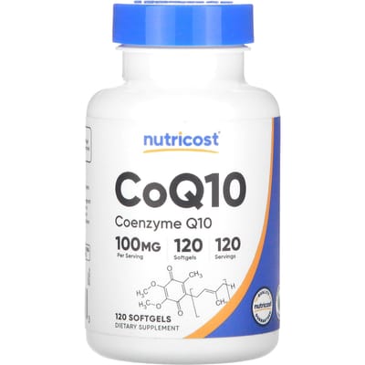 Nutricost, CoQ10, 100mg, 120 zachte capsules