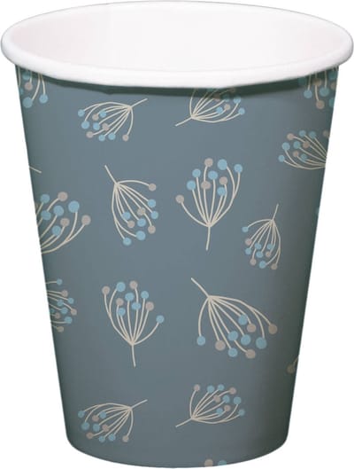 Folat - Bekers blooming baby boy - 250 ml - 8 stuks