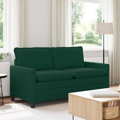 vidaXL - Bank - Donkergroen - 156 - x - 81 - x - 87,5 - cm - Fluweel