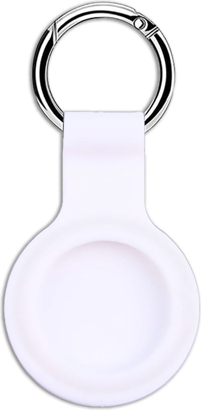 Celly - Aircase Siliconen Sleutelhanger Airtag - Siliconen - Wit