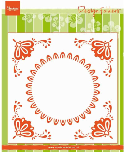 Marianne Design Embossing Folder - Dutch tile