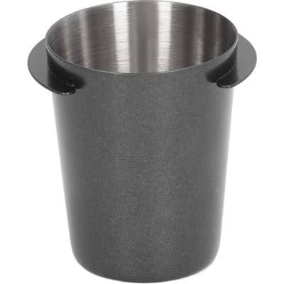 Tasse de Dosage 58mm Acier Inoxydable Compatibilité Polissage Tasse de Dosage Café Distributeur de Poudre pour Café Noir noir