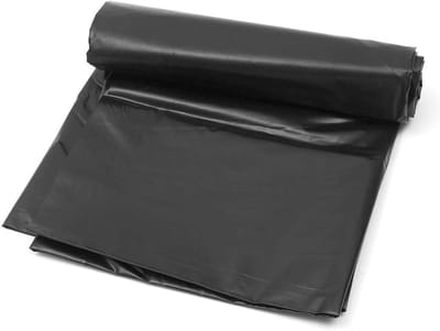 Vijverfolie - Waterdichte bekleding - Watertuinen aanleggen - Duurzaam HDPE materiaal - Aanpasbare maat - Zwart