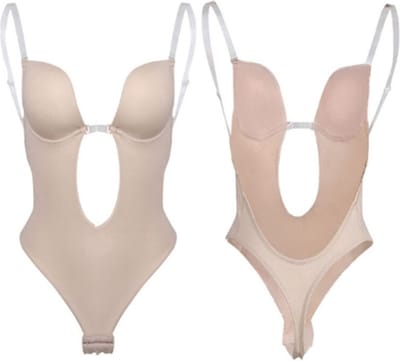 Premium Body Shaper Vrouwen - Corset - Ondergoed Dames - Waist Trainer - Shapewear - Beha - BH - Beige - XL/XXL