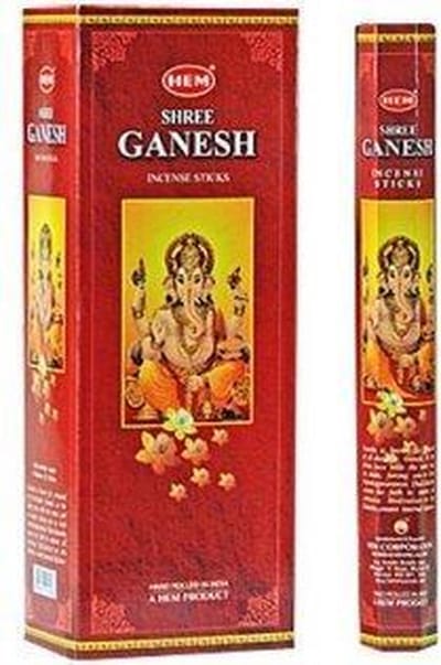 shree ganesha wierook (HEM) los pakje a 20 stokjes