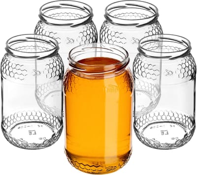 Glazen pot Lierde 900ml 82mm 8 st.