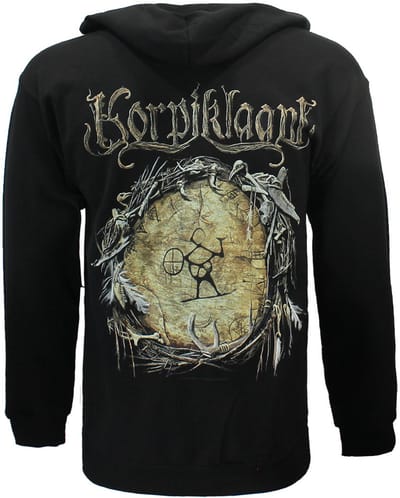 Korpiklaani Rankarumpu Album Zipper Hoodie Vest - Officiële Merchandise - L