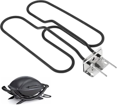 EXCITAT 66631 Weber elektrische oven vervangend verwarmingselement - Geschikt voor Weber Q140, Q1400 ovens - Weber oven verwarmingselement - roestvrijstalen verwarmingsspiraal - 230V, 2200W