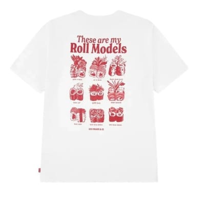 Levi´s ® Kids Roll Models T-shirt Met Korte Mouwen Wit 6 Years Jongen