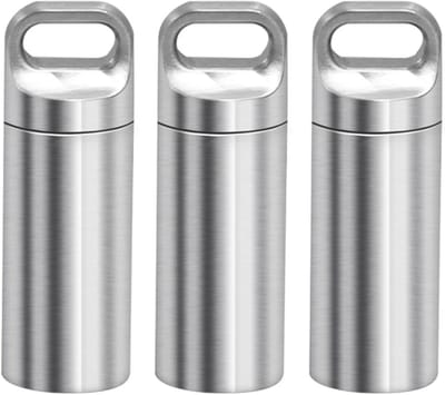 Drie Delige Pillendoos Set, Draagbare Waterdichte Medicijn Organizer, Ideaal voor Camping en Reizen, Compact en Handig in Gebruik