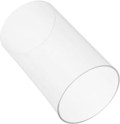 Transparante Glazen Kaarsenhouder Cilinder - Windscherm en Lampenkap 9 x 15cm voor Binnengebruik, Decoratie en Sfeer
