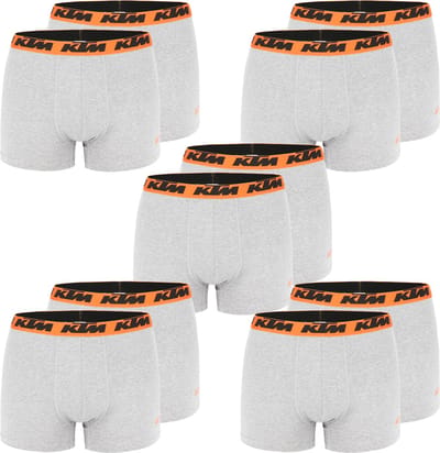 KTM by FREEGUN Boxershorts voor heren, ondergoedbroek, herenboxer, set van 10 multipack