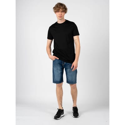 Les Hommes T-shirt Mannen zwart