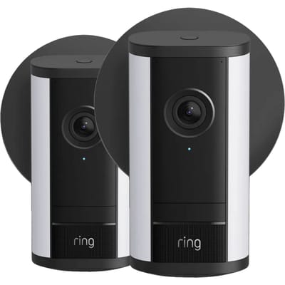 Ring Spotlight Camera Pro 2e Generatie Stekker Zwart Duo Pack