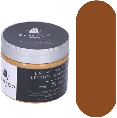 Famaco Leather Balm Care Cream - Lederen Meubelcreme - 331 Light Brown / Marron Clair - 250ml