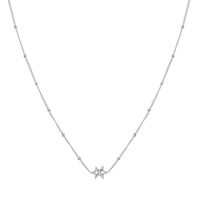 Essentialistics - Ketting om te delen sterretjes - Volwassenen - Zilverkleur - Stainless steel (verkleurt niet) - Verlengkettinkje