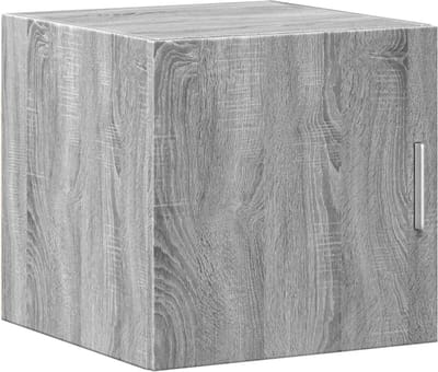 vidaXL - Wandkast - 40x42,5x40 - cm - bewerkt - hout - grijs - sonoma