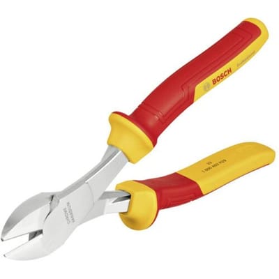 Bosch Professional Serie - VDE Zijsnijtang - 200mm - Versterkt - Ergonomische Soft Grip