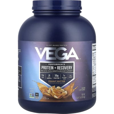 Sport, Plantaardige Premium Eiwit, Pindakaas, 1,93 kg (4 pond 4,1 ons)
