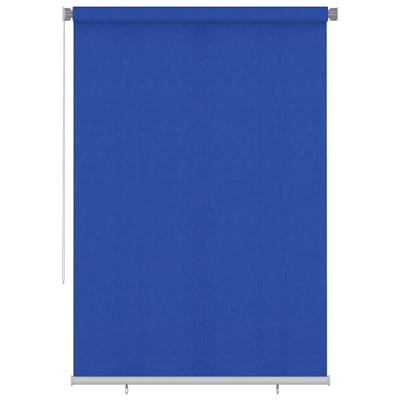 vidaXL Rolgordijn voor buiten 165(B)x230(H) cm HDPE blauw