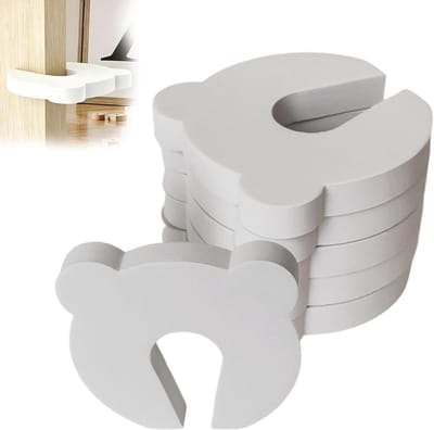 Deurstopper Set - Kinderbescherming Foam - Vingerbescherming Huis - Berenvorm Ontwerp - 6 Stuks - Uniek