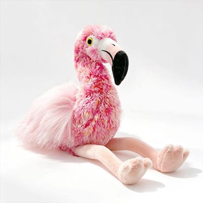 2235Cm Schattige Levensgetrouwe Flamingo Toco Toekan Pluche Pop Zacht Gevuld Vogel Dier Speelgoed Kinderen Kalmeren Speeltje Verjaardagscadeau Jongen Meisje pink