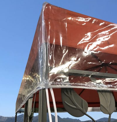 Unyqoos® Waterdichte transparante beschermkap voor paviljoendaken van 3x3 meter