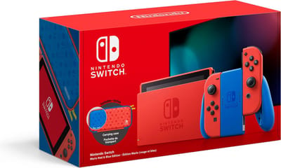 Nintendo Switch Console 2019 Upgrade Special Edition-Mario Red & Blue (Switch) Gebruikt