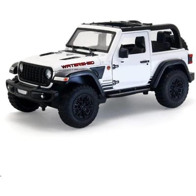 1:24 Jeeps Wrangler Rubicon Suv Legering Auto Model Simulatie Diecasts Metaal Off-Road Voertuigen Auto Model Geluid Licht Kinder Speelgoed Cadeau