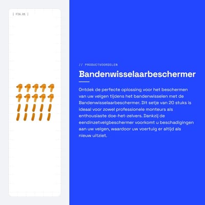 Dailygoods- Bandenwisselaarbeschermer 20 Stuks - Bandenmontage - Demonteerkop - Velgbeschermer - Wielreparatiegereedschap - Auto/Motor Onderdelen