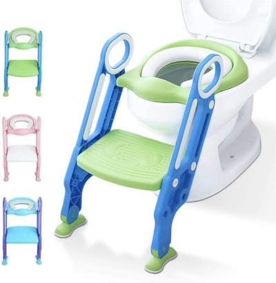Ergonomisch WC-verloopstuk voor Kinderen - Verstelbaar en Antislip met Hoge Rugleuning