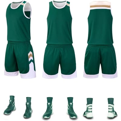 Basketbalpak, enkele schouder, vierpuntsbibliotheek, zweetabsorberend, ademend en snel drogend basketbalpak voor volwassenen, sportpak. 6XL