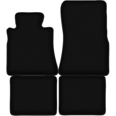 BASIC zwarte velours matten voor: Mercedes SD W126 sedan (1979-1991)