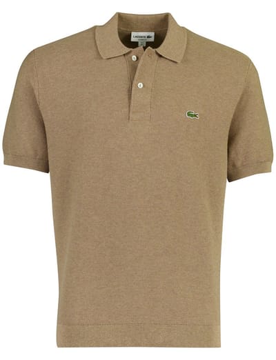 Lacoste poloshirt korte mouw bruin