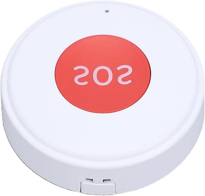 Draadloze Zorgoproep - Noodknop Paniekalarm - Hulp Inroepen - App Meldingen - 47 gram - Wit