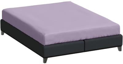 Bella Donna Eenpersoons Hoeslaken Jersey - lila-0525 90/190-100/220