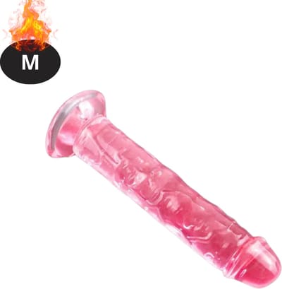 Nivard Dildo - Anaal - Met Zuignap - Siliconen - Sex Toys - Voor Mannen & Vrouwen - Voor Koppels - Couples - Donkerroze - M