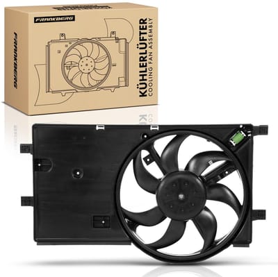 Frankberg 1x Motorradiator enkele ventilator