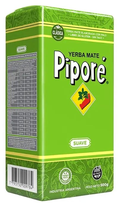 Piporé Suave - Zachte Argentijnse Mate Thee - 500 gram Yerba Mate