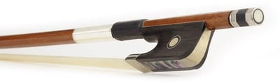 ELS BC-25/34 strijkstok cello, 3/4, brazielhout, achthoekige stok, ebben slof, parijs oog, nikkelen montuur