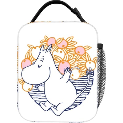 MOOMINS Geïsoleerde Lunchtassen Thermische Tas Herbruikbaar, Maaltijdcontainer Lekdichte Tote Lunchbox voor Mannen Vrouwen Strand Buiten One Size