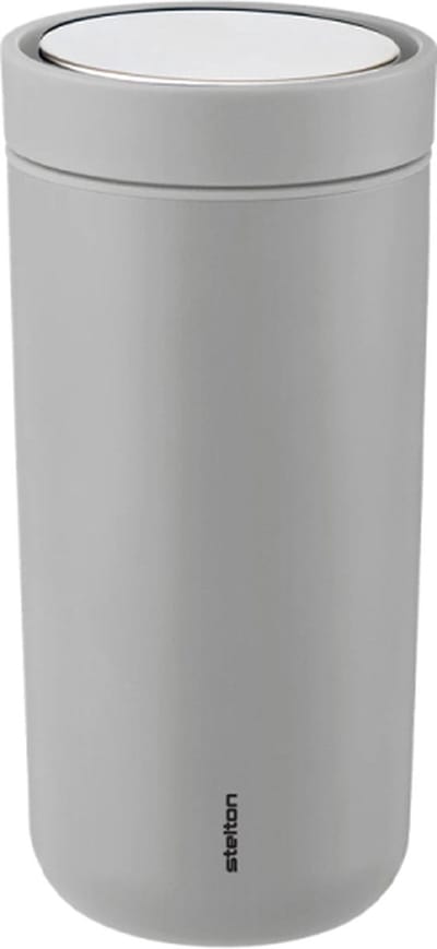 Stelton To Go CliCk Thermosbeker Licht Grijs 0,2 L