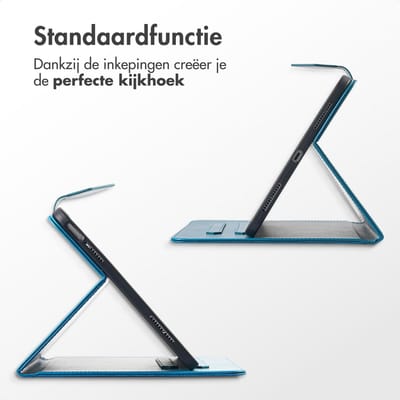 imoshion Tablet Hoes - Geschikt voor Samsung Galaxy Tab A9 Plus - Mandala tablet Bookcase - Turquoise